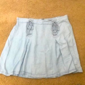 Lightweight denim looking skirt